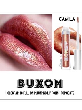 💕⚡️Buxom Camila Top Coat Full On Plumping Lip Polish